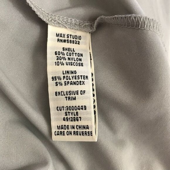 Max Studio gray sleeveless lace dress - Picture 4 of 7